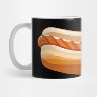 Grilled Hotdog in Bun Mug